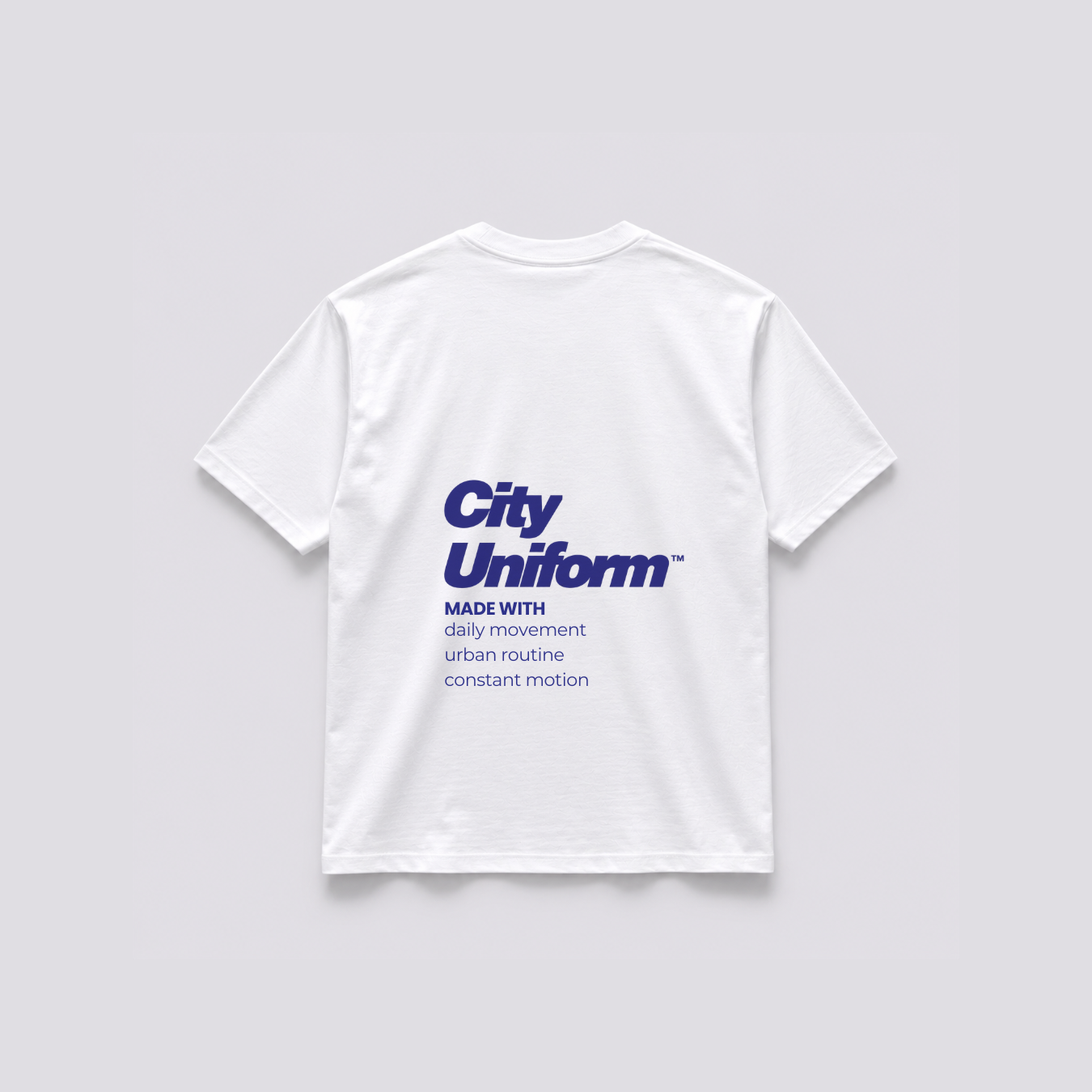 Polera Básica City uniform azul - Imagen 3
